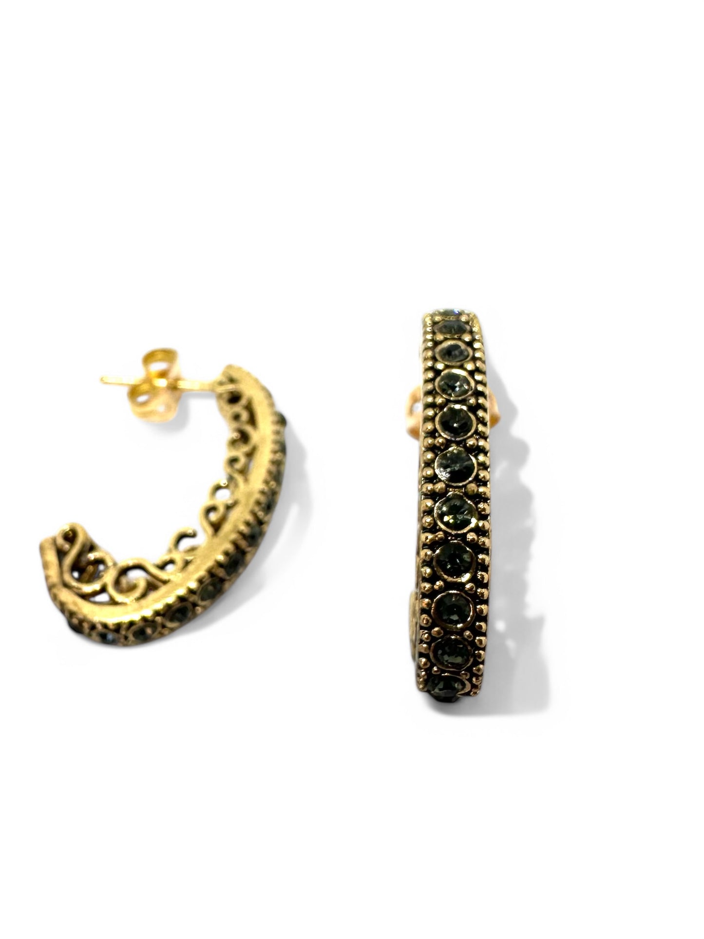 C Hoop Earrings