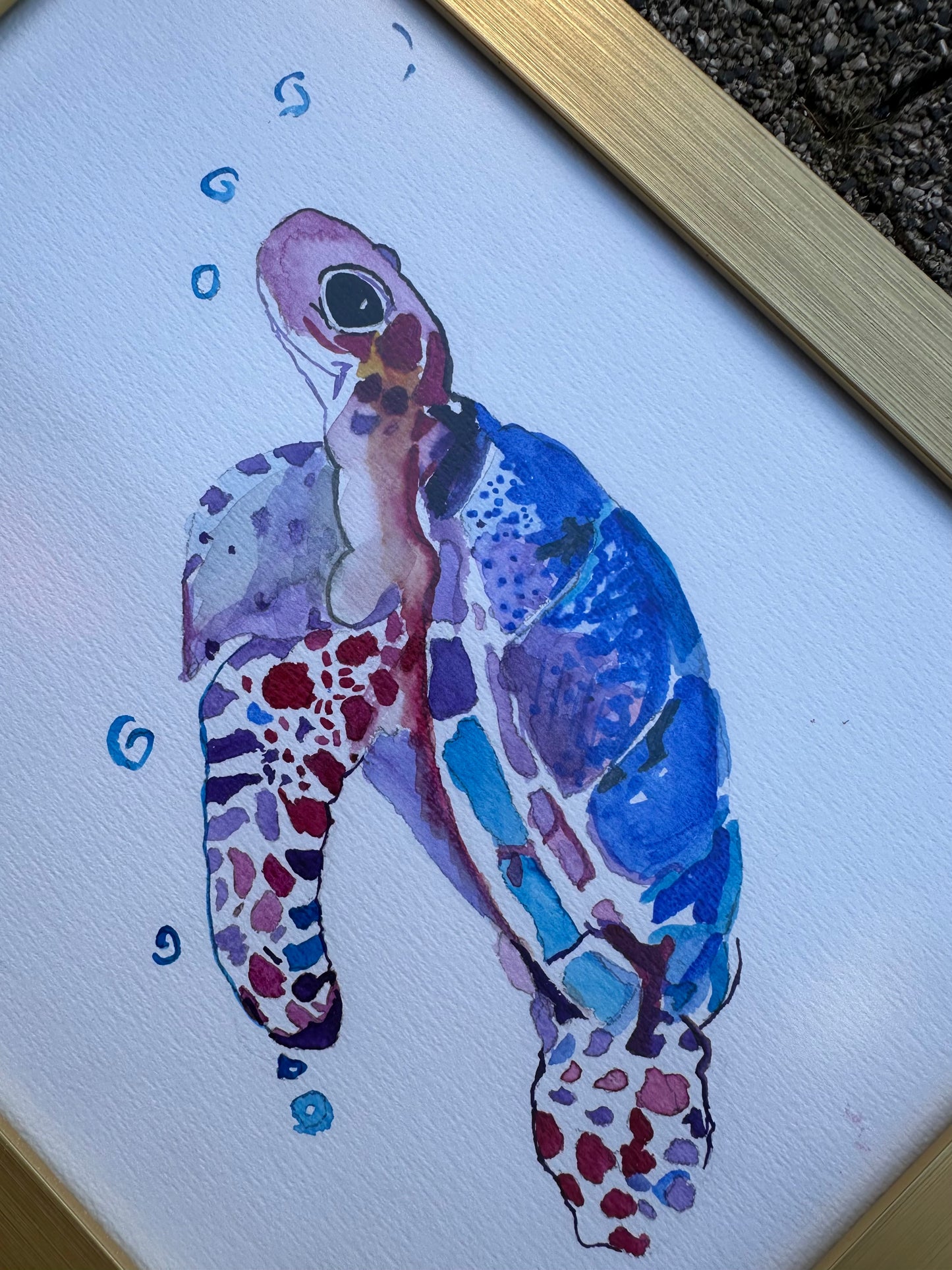 Suluboya Tablo “the water turtle”