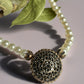 Grape Pearl Crystal Necklace