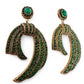Aura Green Earrings