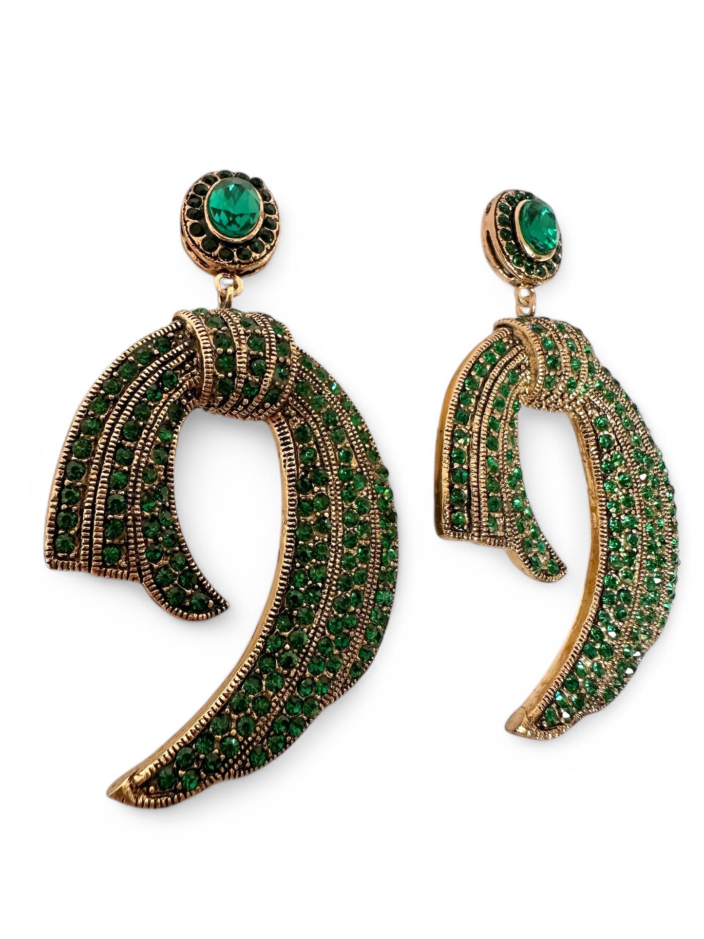 Aura Green Earrings