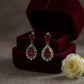 Red Drop Earrings