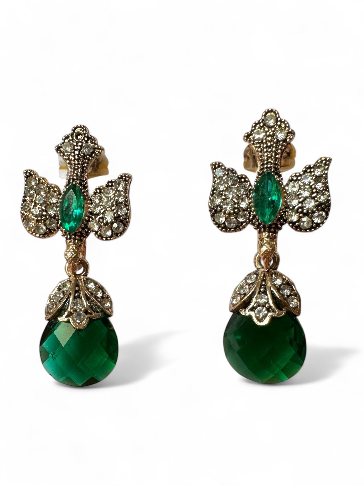 Bade Green Earrings
