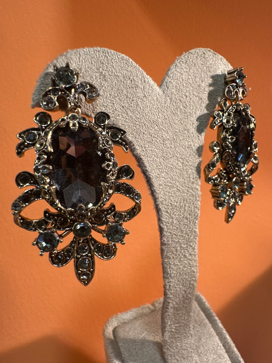 Mirror Grey Earrings