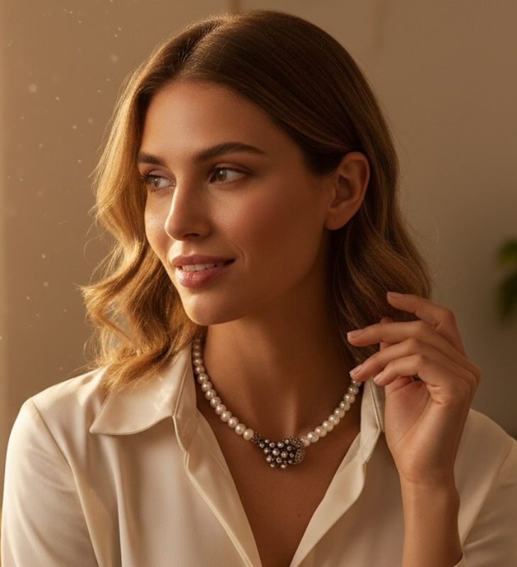 Pearl Grape Necklace