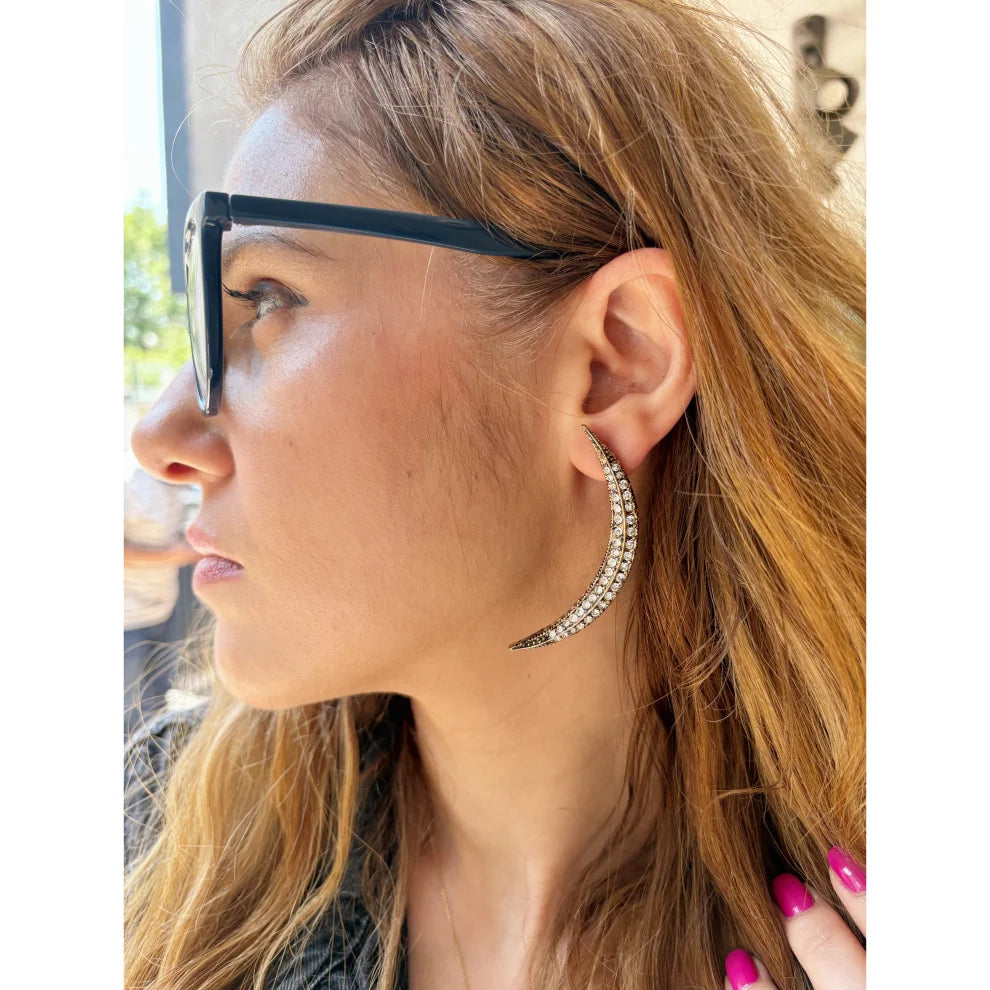 Half Moon Earrings