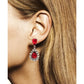 Red Drop Earrings