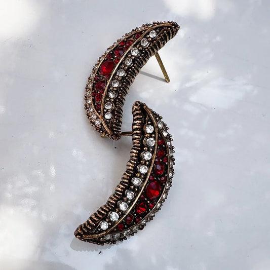 Mini Moon Earrings