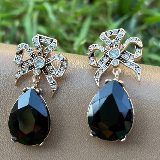 Cold Bow Tie Earrings