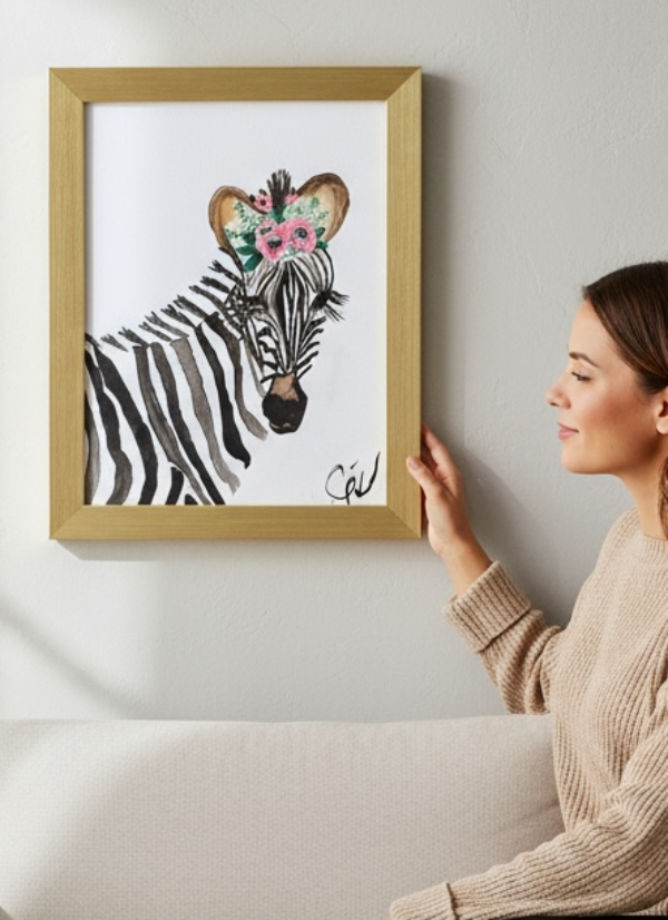 Suluboya Tablo “the zebra”