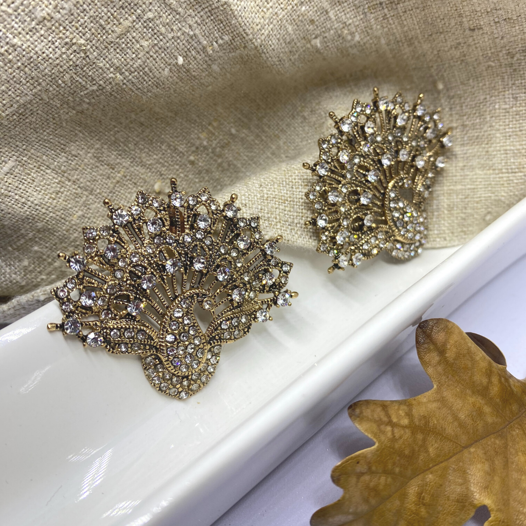Peacock Earrings
